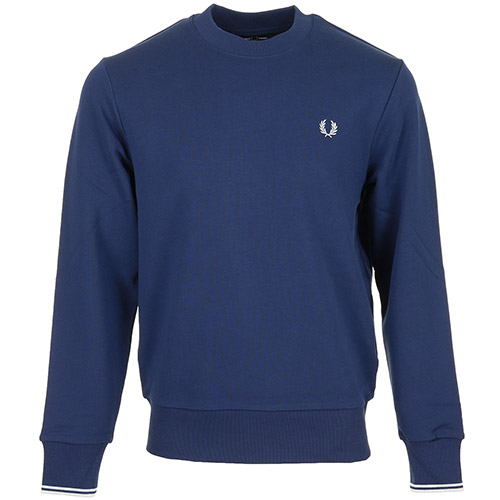 Fred Perry Crew Neck Sweatshirt - Bleu marine