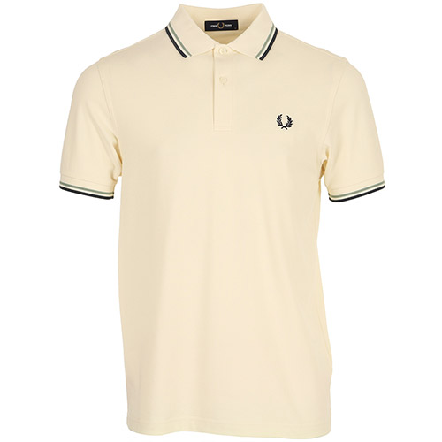 Fred Perry Twin Tipped Shirt - Ecru