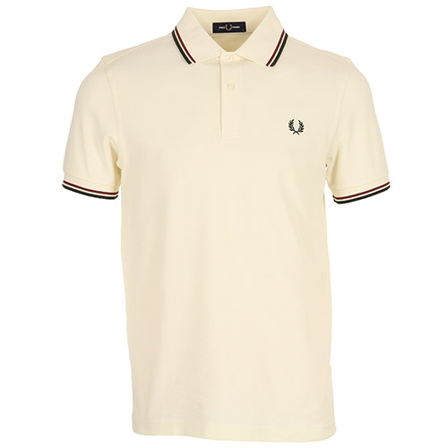 Fred Perry Twin Tipped Shirt - Ecru
