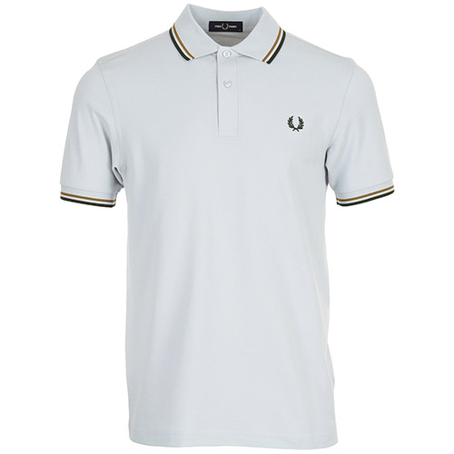 Fred Perry Twin Tipped Shirt - Bleu clair