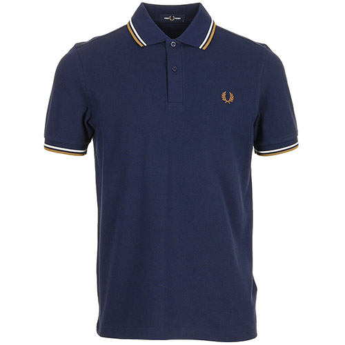 Fred Perry Twin Tipped Shirt - Bleu marine