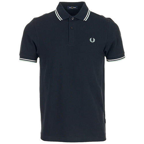 Fred Perry The Twin Tipped Shirt - Bleu marine