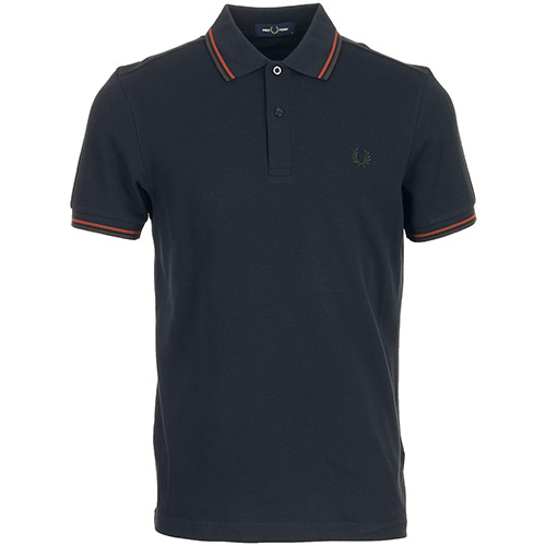Fred Perry Twin Tipped Shirt - Bleu marine