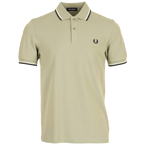 Fred Perry Twin Tipped Shirt - Vert clair