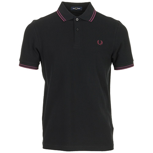 Fred Perry Twin Tipped Shirt - Noir