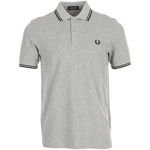 Fred Perry Twin Tipped Shirt - Gris