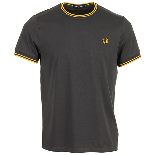 Fred Perry Twin Tipped T-Shirt - Gris