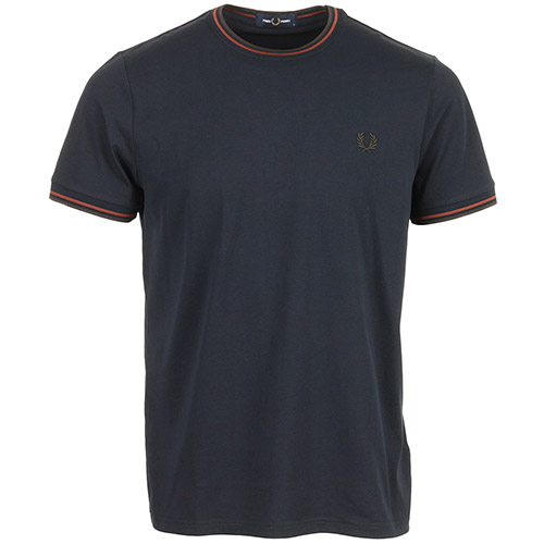 Fred Perry Twin Tipped T-Shirt - Bleu marine