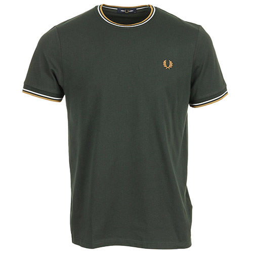 Fred Perry Twin Tipped T-Shirt - Vert