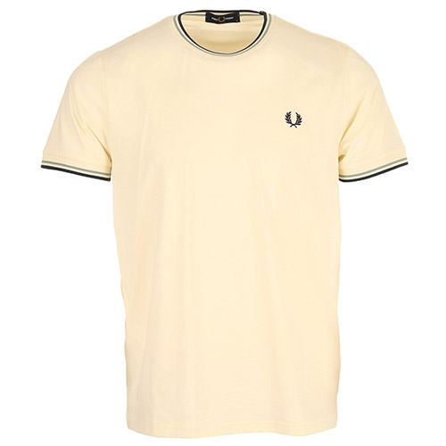 Fred Perry Twin Tipped T-Shirt - Ecru