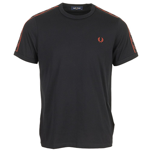 Fred Perry Contrast Tape Ringer T-Shirt - Noir