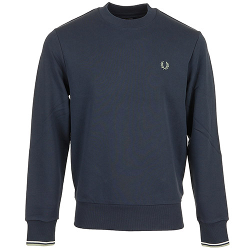 Fred Perry Crew Neck Sweatshirt - Bleu marine