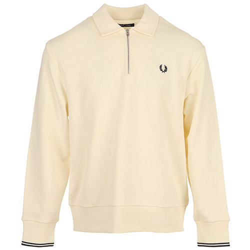 Half Zip Collared Sweatshirt