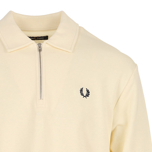 Fred Perry Half Zip Collared Sweatshirt