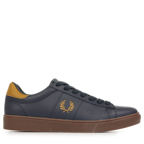 Fred Perry Spencer Leather - Bleu marine