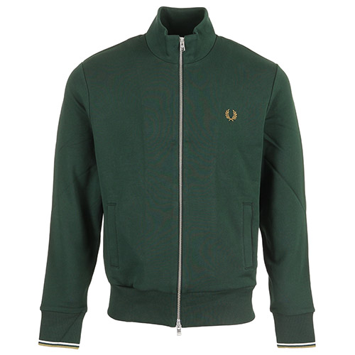 Fred Perry Zip Through Sweatshirt - Vert