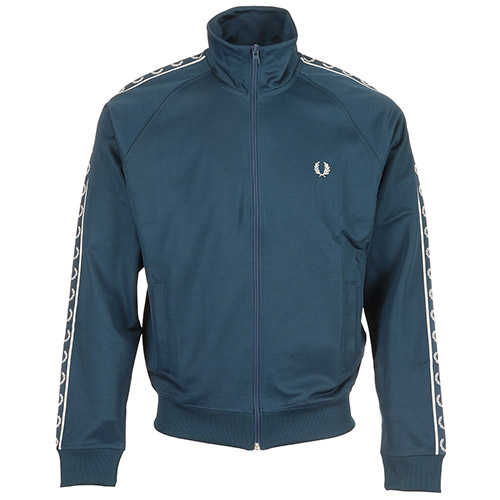 Fred Perry Contrast Tape Track Jacket - Bleu marine
