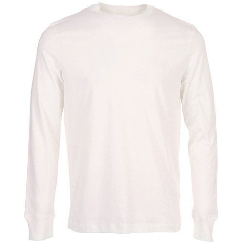 Timberland Tree Embroidered Ls Tee - Blanc
