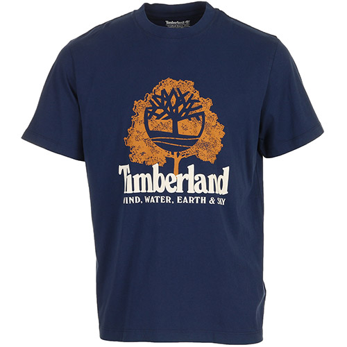 Timberland Wwes Ss Front Graphic T - Bleu marine