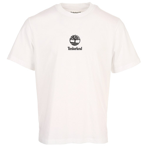 Timberland Print Stack Logo Short - Blanc