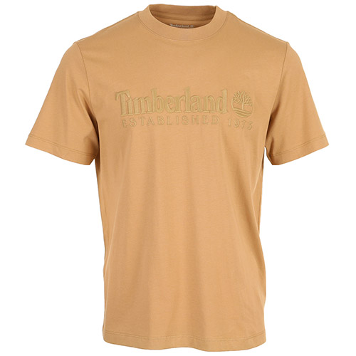 Timberland Ss Embroidered Tee - Marron
