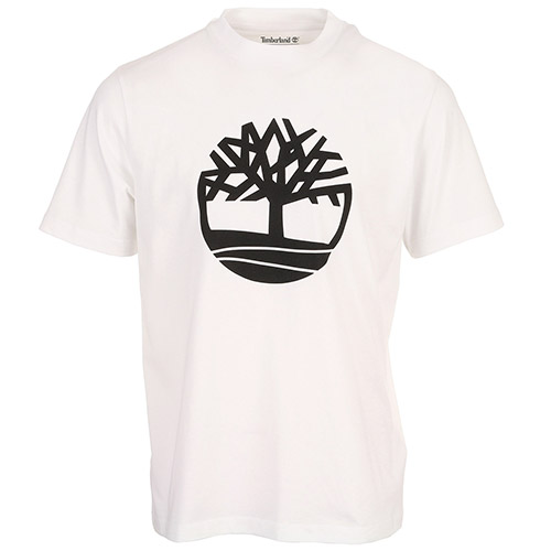 Timberland Tree Logo Ss Tee - Blanc