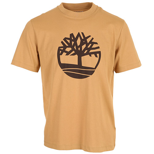 Timberland Tree Logo Ss Tee - Marron