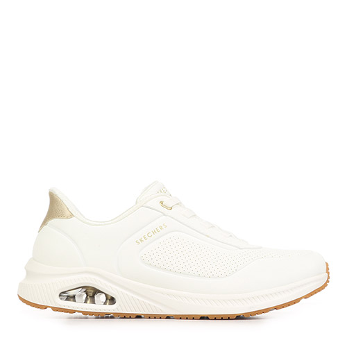 Skechers Arch Fit Uno Relaxing On Air Slip - Blanc