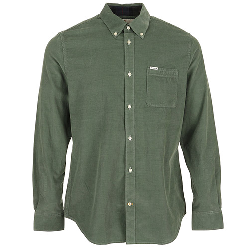 Barbour Ramsey Tailored Cord Shirt - Vert clair