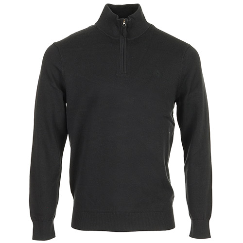 Timberland Williams River Cotton 1/4 Zip Sweater - Noir