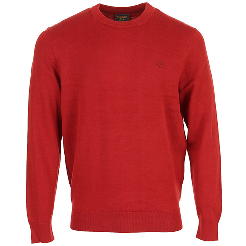 Timberland Williams River Cotton Crew Neck Sweater - Rouge