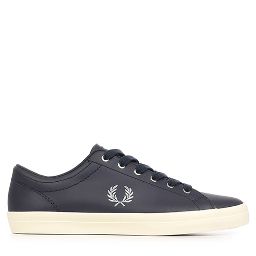 Fred Perry Baseline Leather - Bleu marine