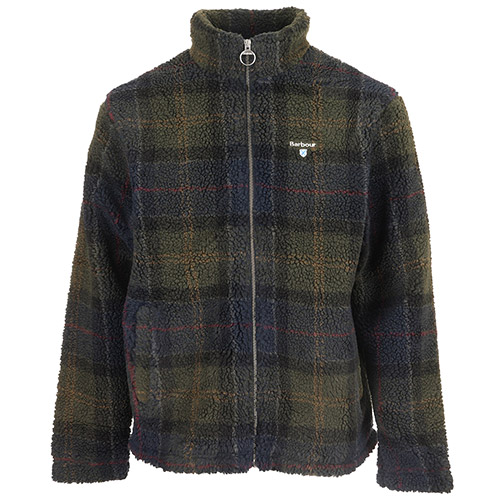 Tartan Fleece Zip Through