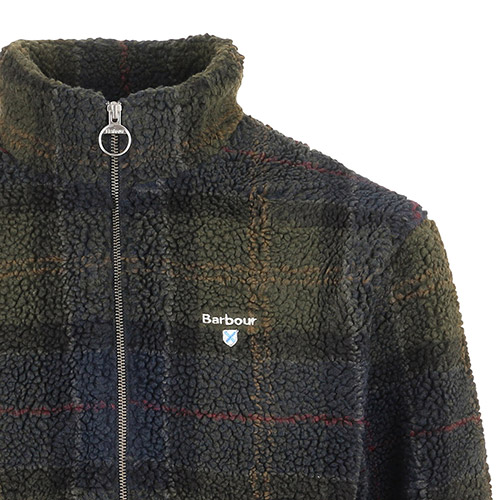 Barbour Tartan Fleece Zip Through