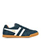 Navy White Moody Orange
