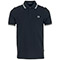 Navy Ecru Silver Blue