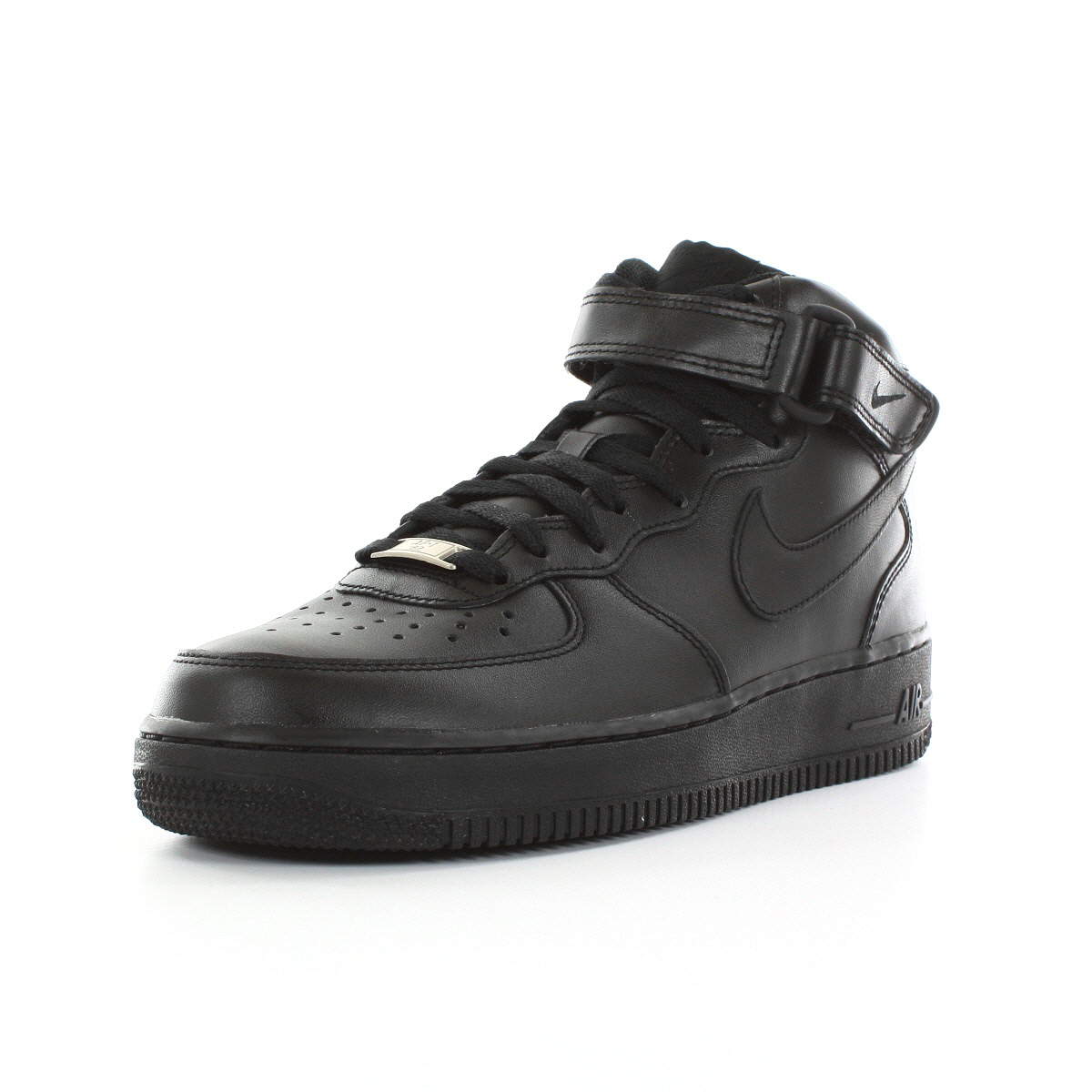Chaussures Baskets Nike Homme Air Force 1 Mid '07 Taille Noir Noire Chaussures Baskets Nike Homme Air Force 1 Mid '07 Taille Noir Noire