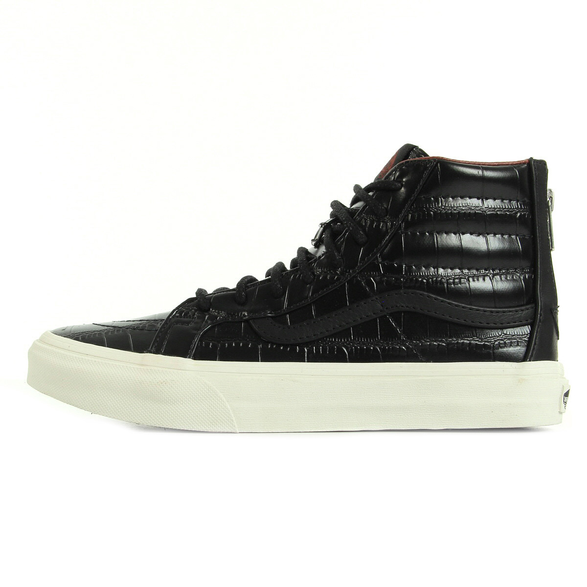vans croc leather sk8 hi