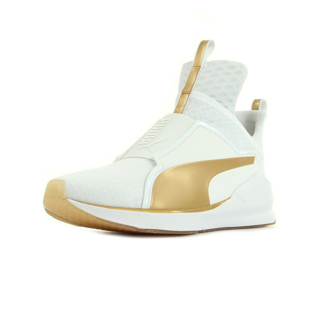 puma blanche et doré puma blanche et doré