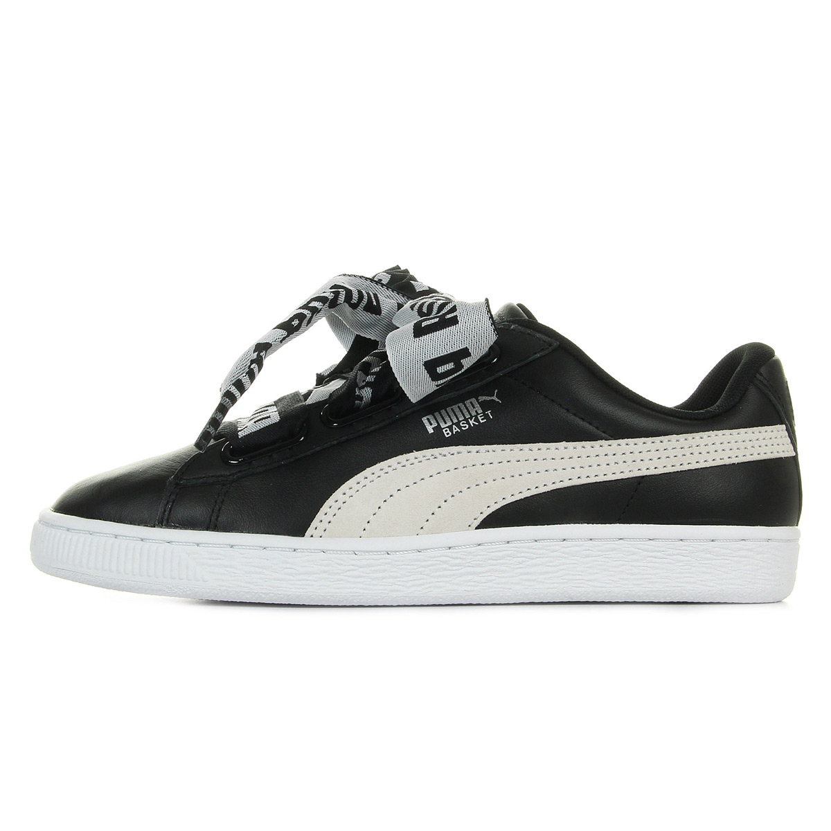 puma basket heart womens orange