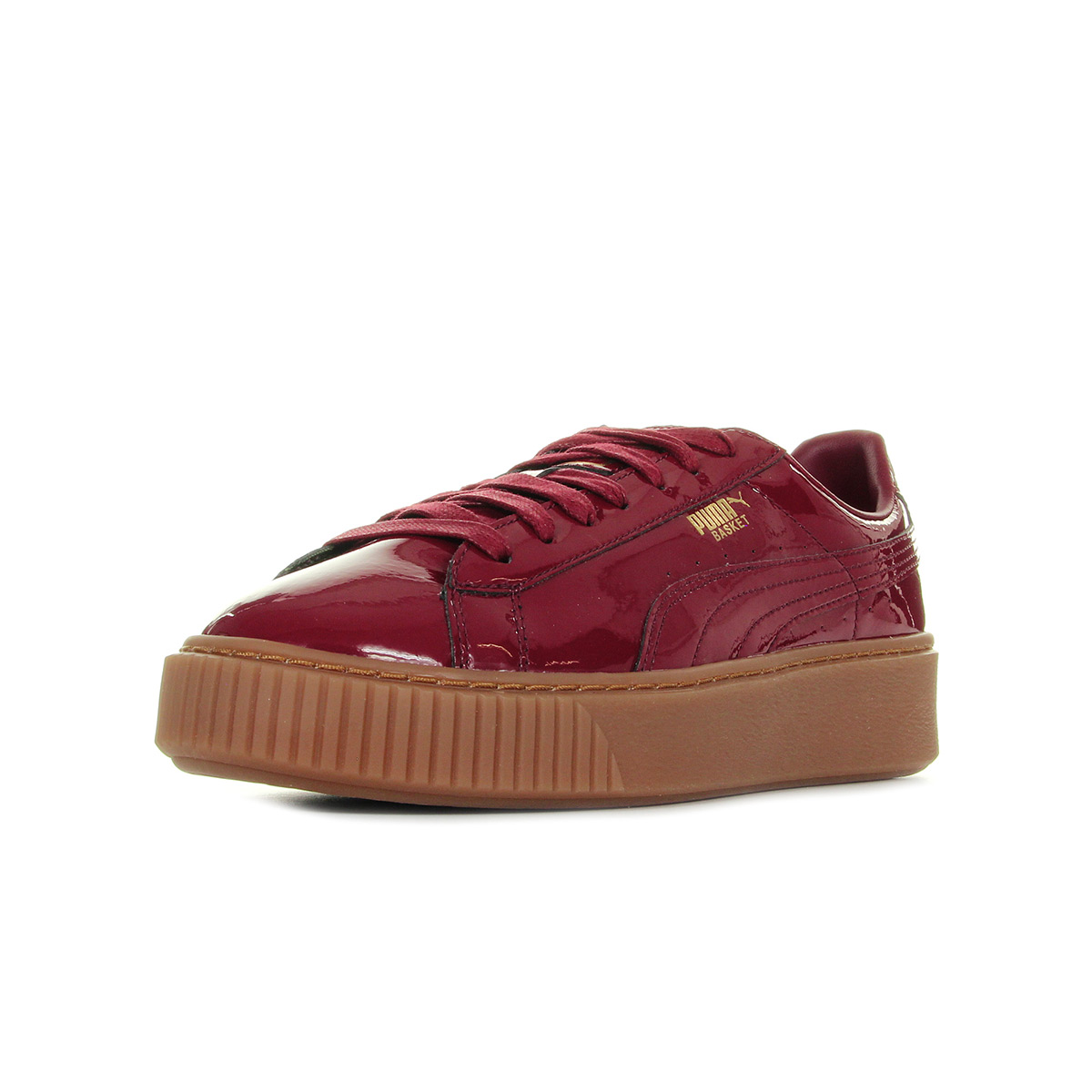 puma platform beige vernis