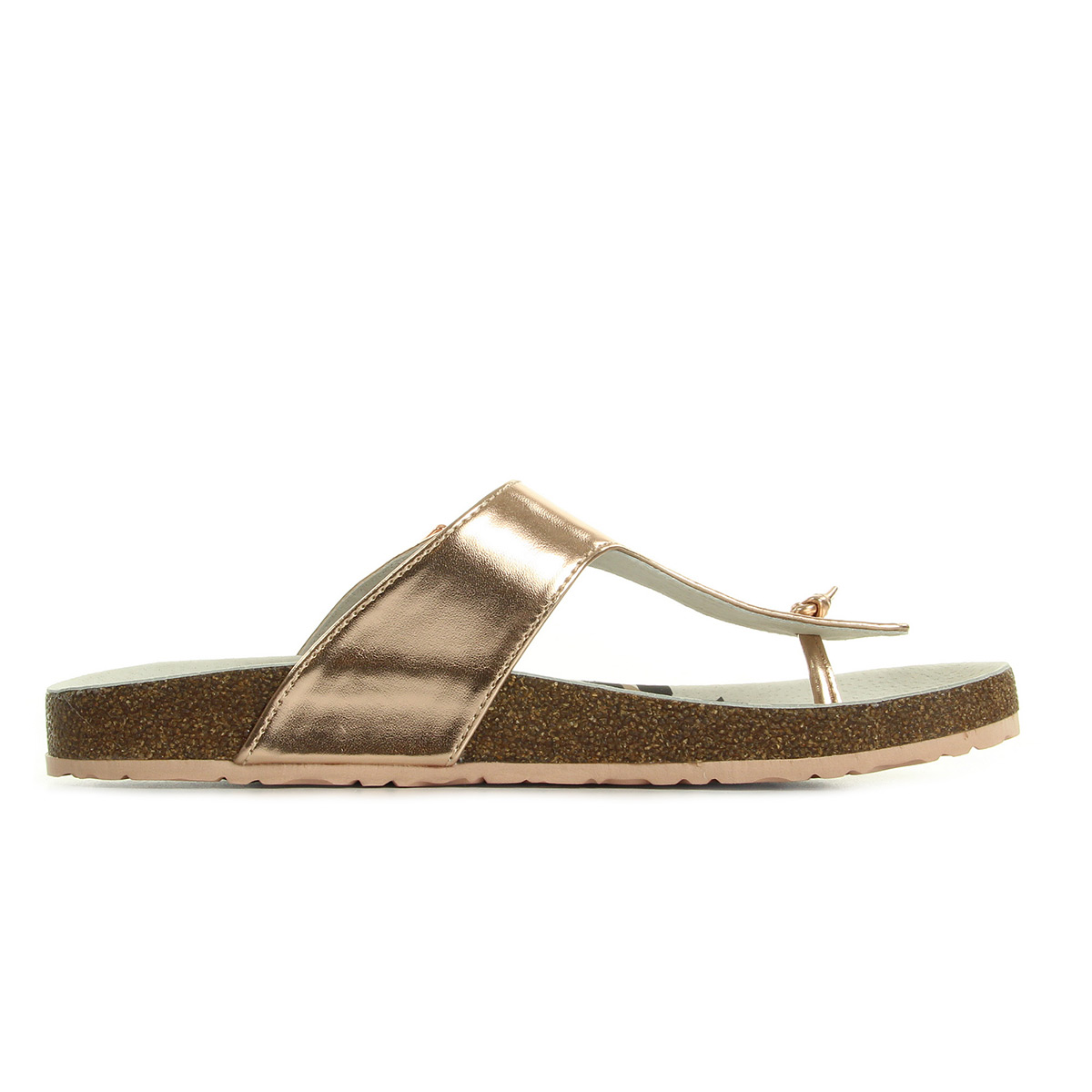 Sandales Tongs KICKERS En Cuir Rose Taille 39 - Occasion Très Bon état, Semelle Caoutchouc, Parfaites Pour L'été
