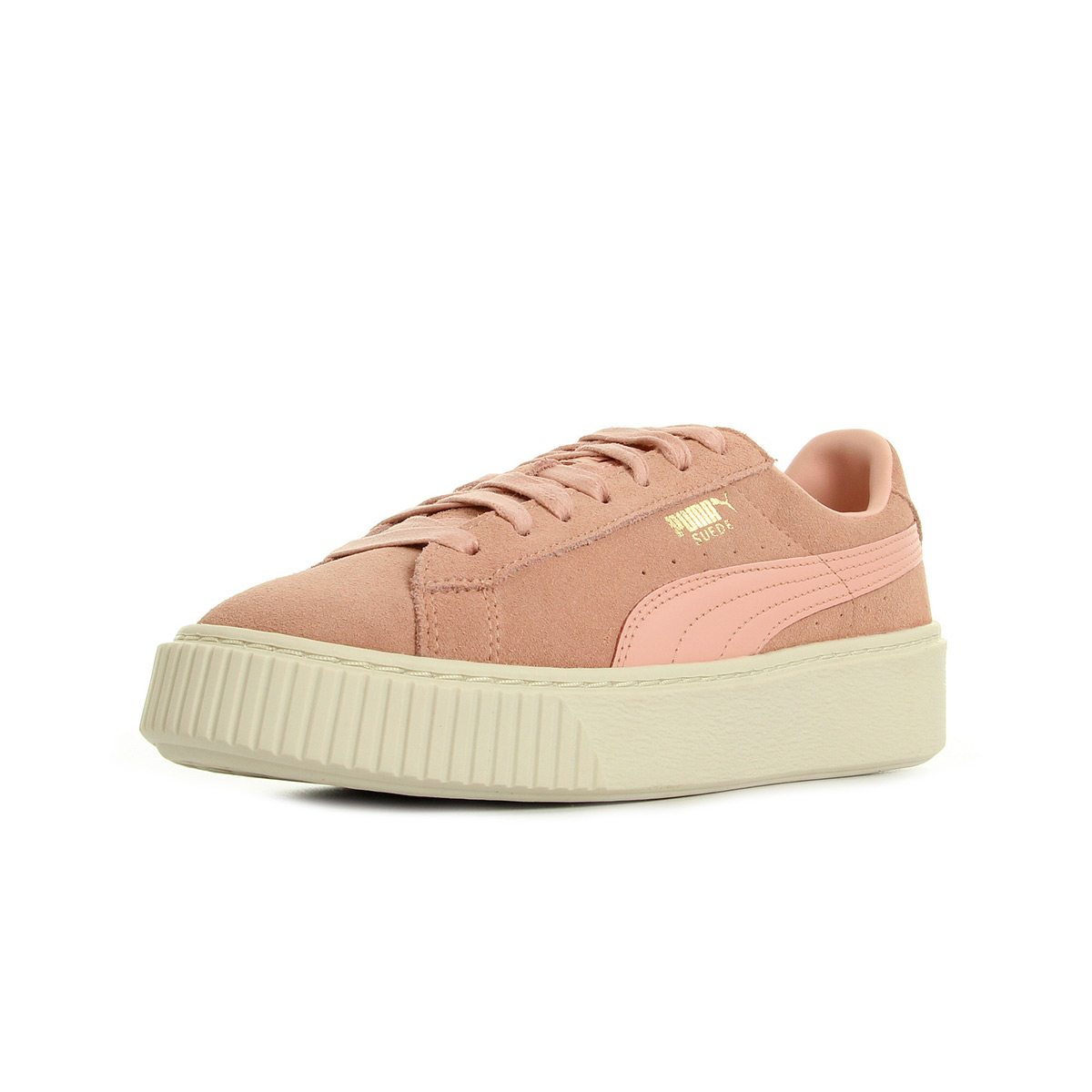 basket suede platform core pour femme
