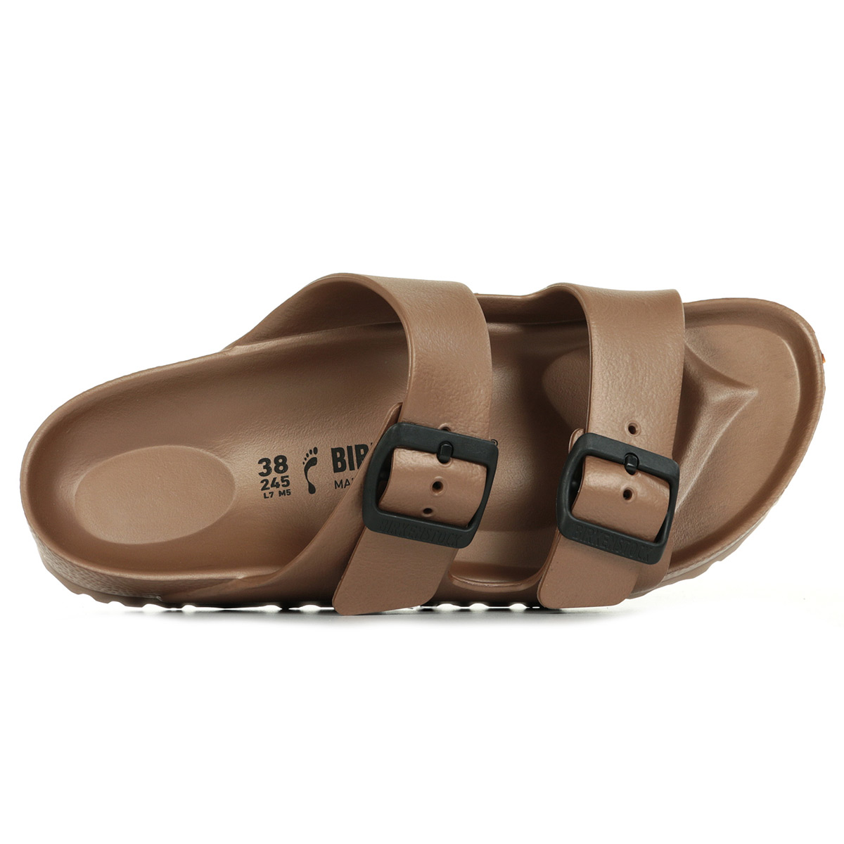 birkenstock gizeh metallic copper eva