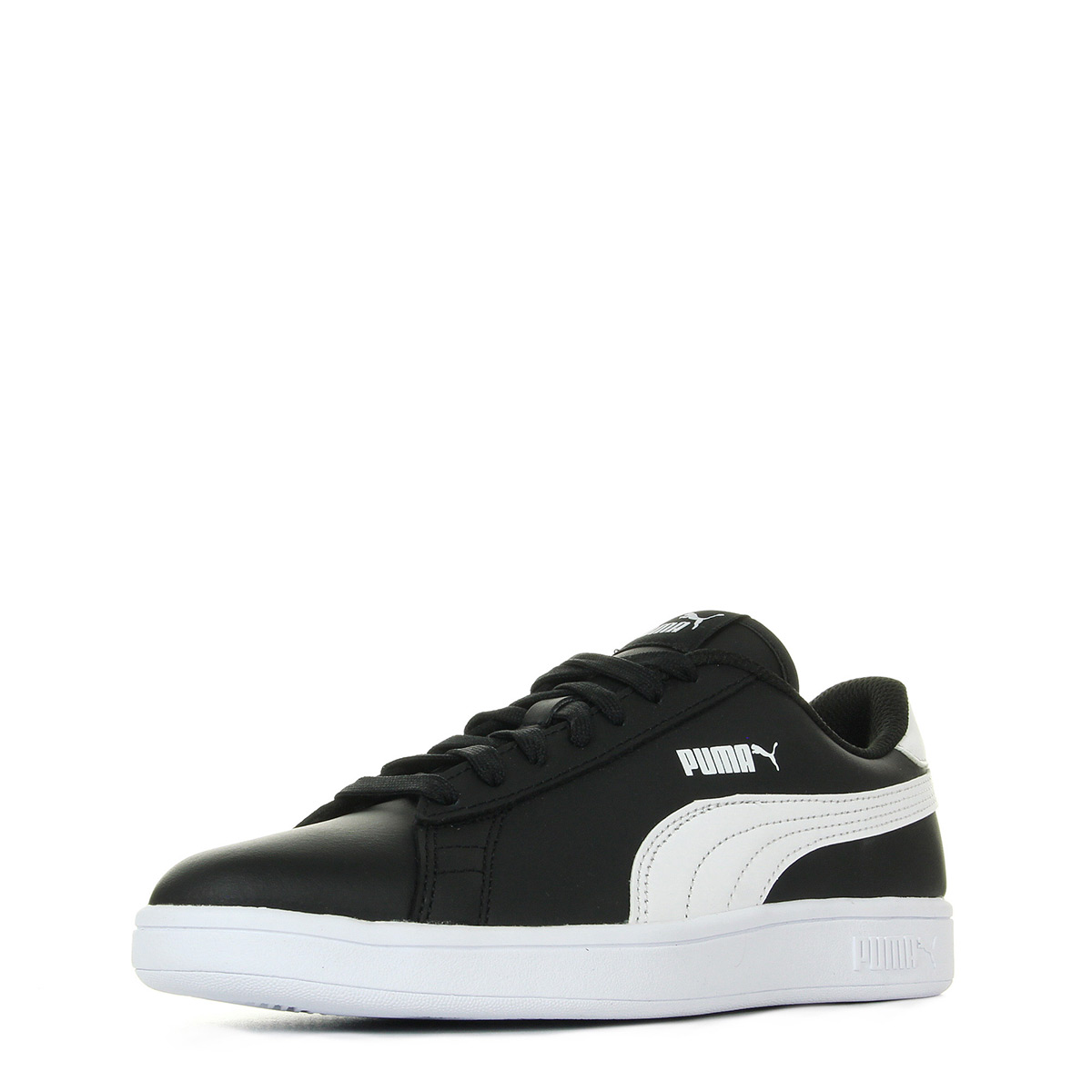 puma smash v2 l black white