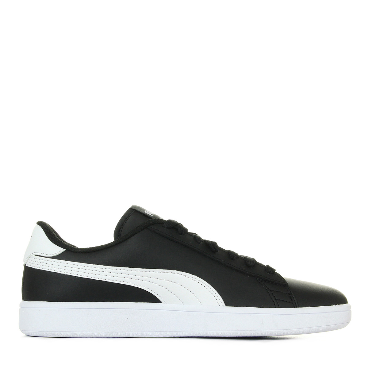 puma smash v2 l black white