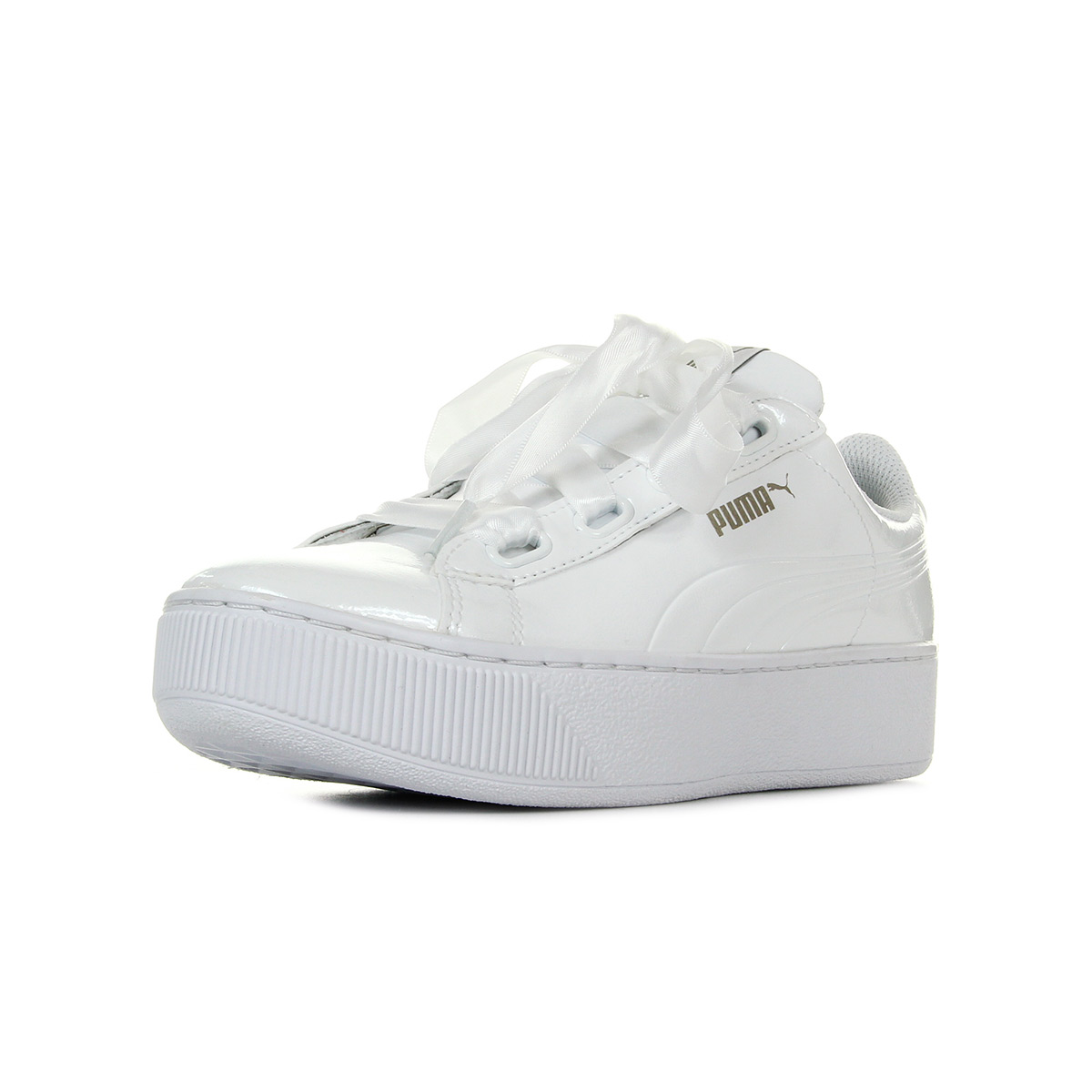 Chaussures Baskets Puma femme Vikky Platform Ribbon taille Blanc Blanche Chaussures Baskets Puma femme Vikky Platform Ribbon taille Blanc Blanche