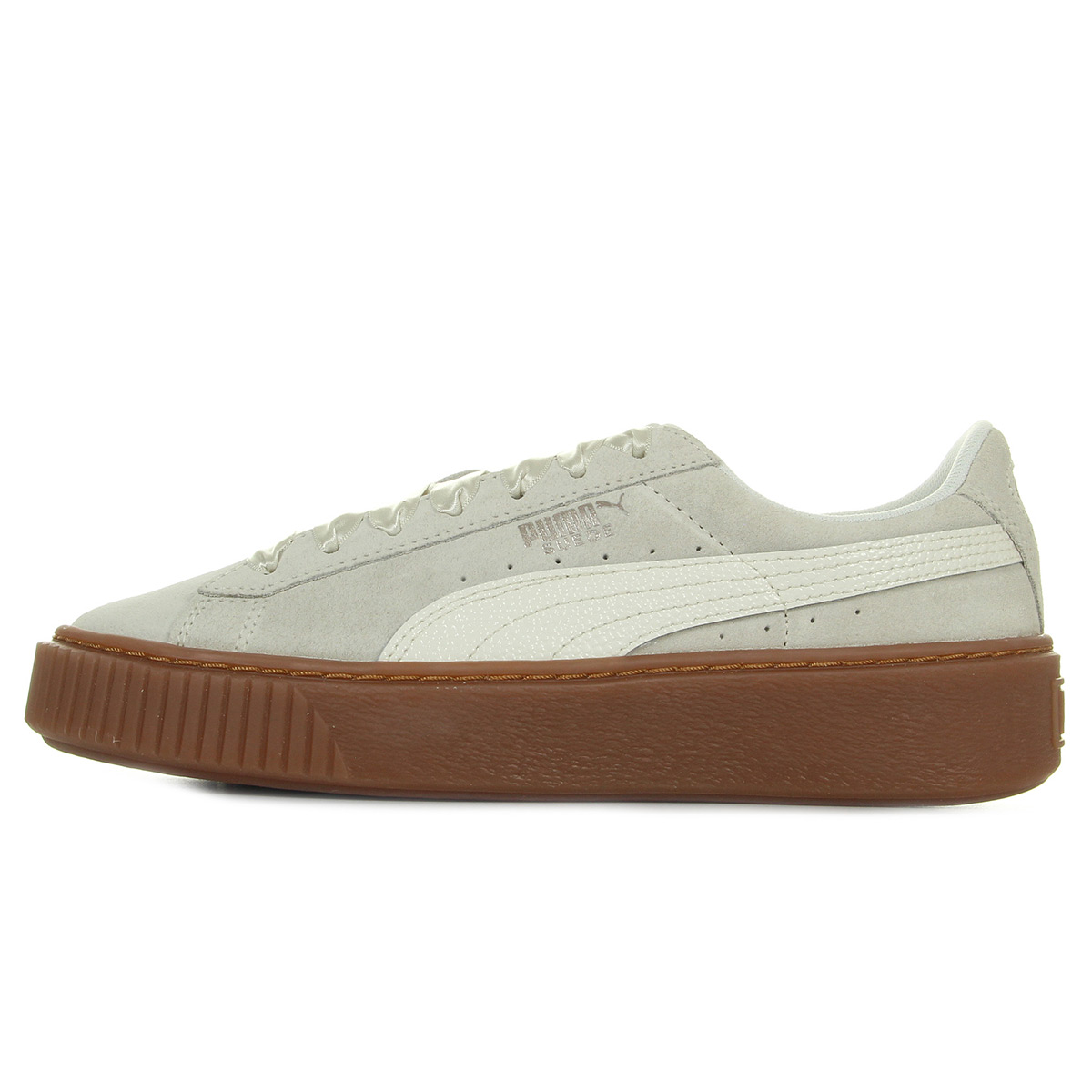 puma womens suede platform bubble trainers bungee cord