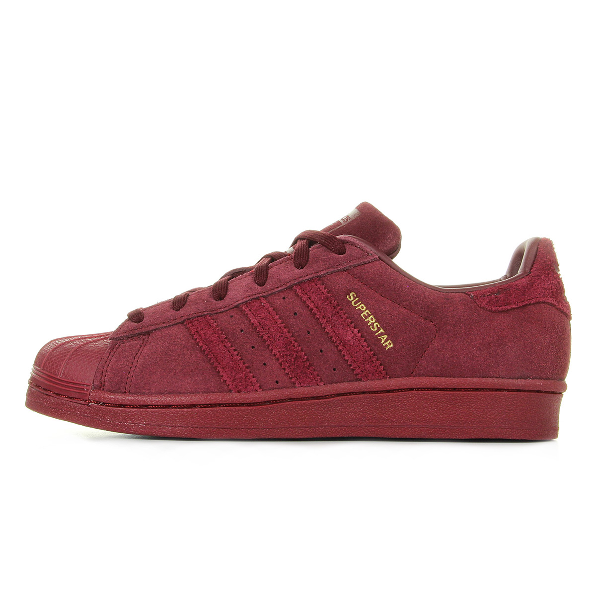 adidas superstar womens burgundy