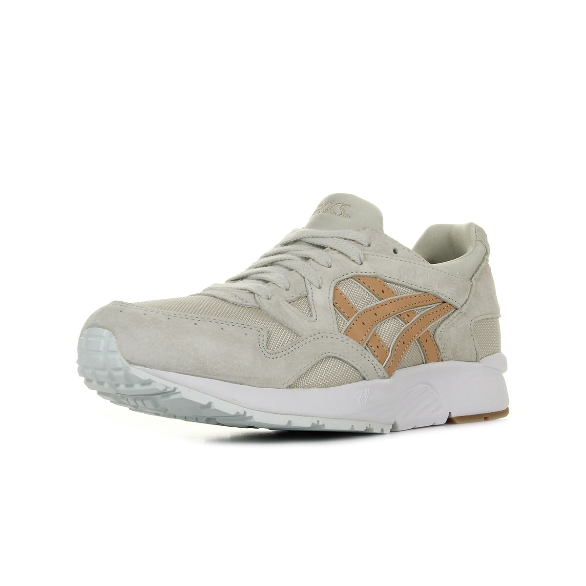 Chaussures Baskets Asics unisexe Gel Lyte V taille Beige Cuir Lacets Chaussures Baskets Asics unisexe Gel Lyte V taille Beige Cuir Lacets